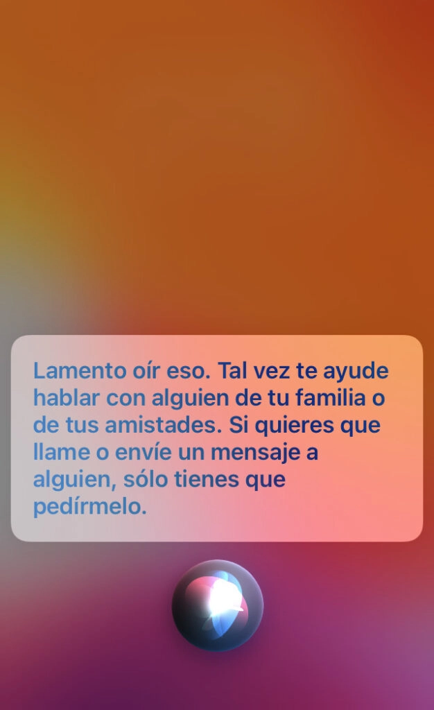 Ejemplo de Siri